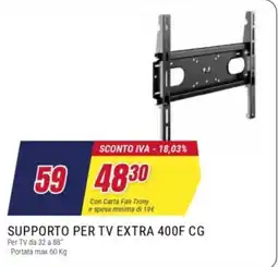 Trony Supporto per TV Extra 400F CG offerta