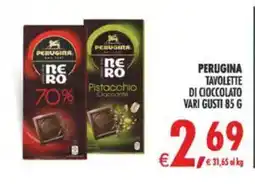 Deco Maxistore Perugina Tavolette di cioccolato vari gusti offerta