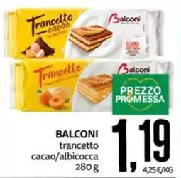 PRO7 Supermercati Balconi trancetto cacao/albicocca offerta