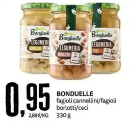PRO7 Supermercati Bonduelle legumiera fagioli cannellini/fagioli borlotti/ceci offerta