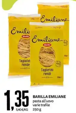 PRO7 Supermercati Barilla Emiliane pasta all'uovo offerta