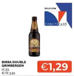 Mercatò Birra Double Grimbergen offerta