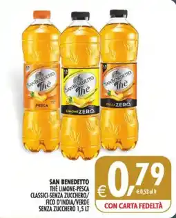 Deco Maxistore San Benedetto Thè Limone-Pesca Classici Senza Zucchero offerta