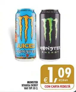 Deco Maxistore Monster bevanda energy offerta