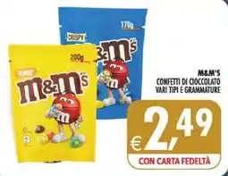 Deco Maxistore M&M'S Confetti di cioccolato offerta