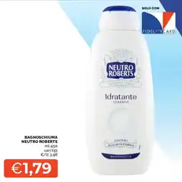 Mercatò Bagnoschiuma Neutro Roberts Idratante Classico offerta