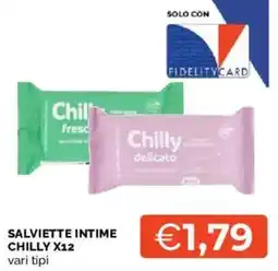 Mercatò Salviette intime Chilly offerta