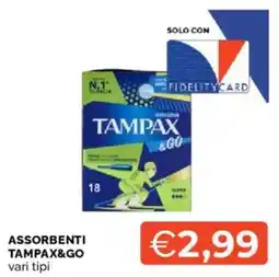 Mercatò Assorbenti Tampax&Go offerta