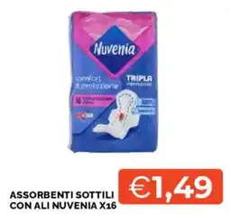 Mercatò Assorbenti sottili con ali Nuvenia offerta