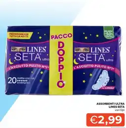 Mercatò Assorbenti ultra Lines Seta offerta