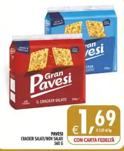 Deco Maxistore Gran Pavesi il cracker salato offerta