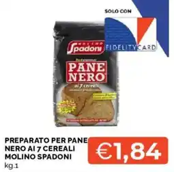 Mercatò Preparato per pane nero ai 7 cereali Molino Spadoni offerta
