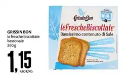 PRO7 Supermercati Grissin Bon le fresche biscottate basso sale offerta
