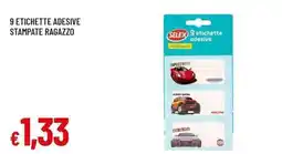 Famila Superstore Etichette adesive Selex motorsport offerta