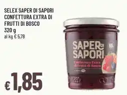 Famila Superstore Saper di Sapori Confettura Extra di Frutti di Bosco offerta