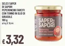 Famila Superstore Saper di sapori peperoncini farciti con tonno offerta