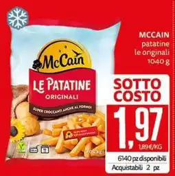PRO7 Supermercati McCain le patatine originali offerta
