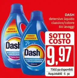 PRO7 Supermercati Dash detergente liquido classico/colore offerta