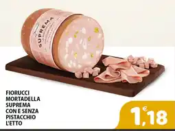 Il Centro Superstore Fiorucci Mortadella Suprema con e senza pistacchio offerta