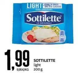 PRO7 Supermercati Sottilette light offerta