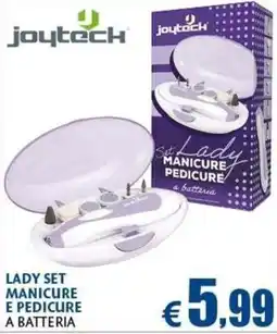 Casa & Co Joytech Lady Set Manicure E Pedicure A Batteria offerta