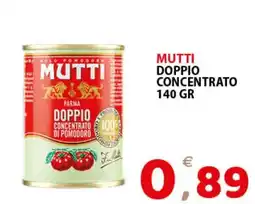 Il Centro Superstore Mutti Doppio concentrato di pomodoro offerta
