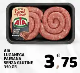 Il Centro Superstore AIA Luganega Paesana Senza Glutine offerta