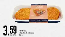 PRO7 Supermercati Fiorital cotoletta di salmone offerta