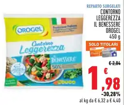 Conad Contorno Leggerezza Il Benessere Orogel offerta