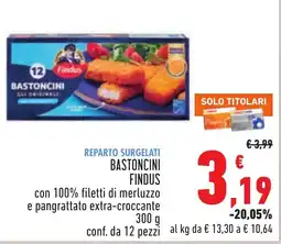 Conad Bastoncini Findus offerta