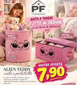 A Casa Mia Alien Teddy cesto e portatutto offerta