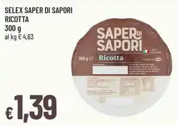 Famila Superstore Saper di sapori ricotta offerta