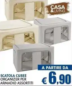 Casa & Co Scatola Cubee Organizer per Armadio Assortiti offerta