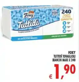 Deco Maxistore Foxy Tuttidi tovaglioli bianchi maxi offerta