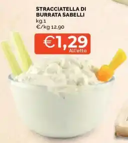 Mercatò Stracciatella di burrata Sabelli offerta