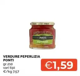 Mercatò Verdure peperlizia Ponti offerta