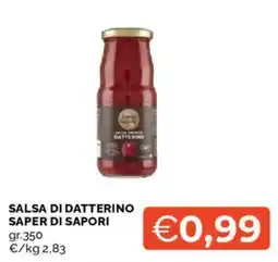 Mercatò Salsa di datterino Saper di sapori offerta