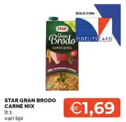 Mercatò Star gran brodo carne mix offerta