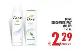 Deco Maxistore Dove deodorante spray offerta