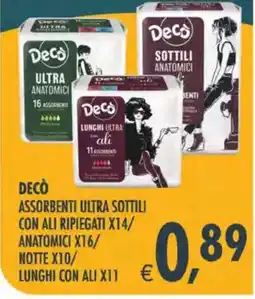 Deco Maxistore Decò assorbenti ultra sottili offerta