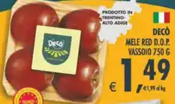 Deco Maxistore Decò mele red d.o.p. offerta