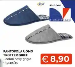 Mercatò Big Pantofola uomo Trotter Griff offerta