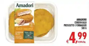 Deco Maxistore Amadori Cordon Bleu Prosciutto e Formaggio offerta