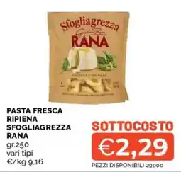 Mercatò Pasta fresca ripiena sfogliagrezza Rana offerta