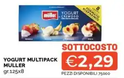 Mercatò Yogurt multipack Müller offerta