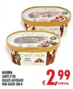 Deco Maxistore Algida Carte d'Or gelato affogato offerta