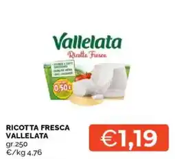 Mercatò Ricotta Fresca Vallelata offerta