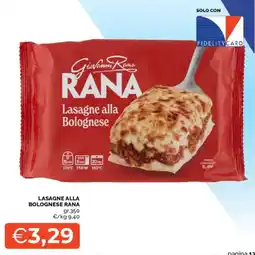 Mercatò Lasagne alla Bolognese Rana offerta