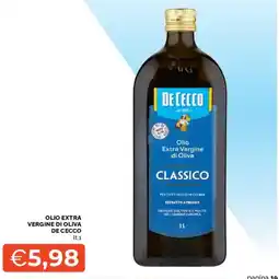Mercatò Olio extra vergine di oliva De Cecco Classico offerta