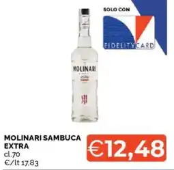 Mercatò Molinari Sambuca Extra offerta